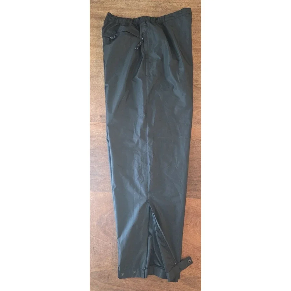 Snake Eyes Mens Golf Rain Pants Black Waterproof Mesh Lined Size XL Style 251700